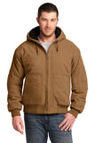 CornerStone® - WASHED Duck Cloth Insulated Hooded Work Jacket with Greif Embroidery Logo - Men's