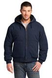 CornerStone® - WASHED Duck Cloth Insulated Hooded Work Jacket with Greif Embroidery Logo - Men's