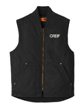 CornerStone® - WASHED Duck Cloth Work Vest with Greif Embroidery Logo - Men's