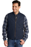 CornerStone® - WASHED Duck Cloth Work Vest with Greif Embroidery Logo - Men's