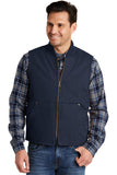 CornerStone® - WASHED Duck Cloth Work Vest with Greif Embroidery Logo - Men's