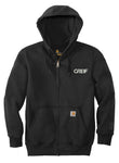 Carhartt® -  Rain Defender® -  Paxton Heavyweight Hooded Zip-Front Sweatshirt with Greif Embroidery Logo - Men's