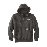 Carhartt® -  Rain Defender® -  Paxton Heavyweight Hooded Zip Mock Sweatshirt with Greif Embroidery Logo - Men's