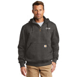 Carhartt® -  Rain Defender® -  Paxton Heavyweight Hooded Zip Mock Sweatshirt with Greif Embroidery Logo - Men's