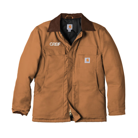 Carhartt® -  Duck Traditional Coat with Greif Embroidery Logo - Men's