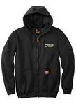 Carhartt® -  Midweight Hooded Zip-Front Sweatshirt with Greif Embroidery Logo - Men's
