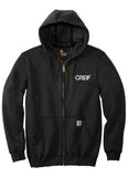 Carhartt® -  Midweight Hooded Zip-Front Sweatshirt with Greif Embroidery Logo - Men's