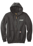 Carhartt® -  Midweight Hooded Zip-Front Sweatshirt with Greif Embroidery Logo - Men's