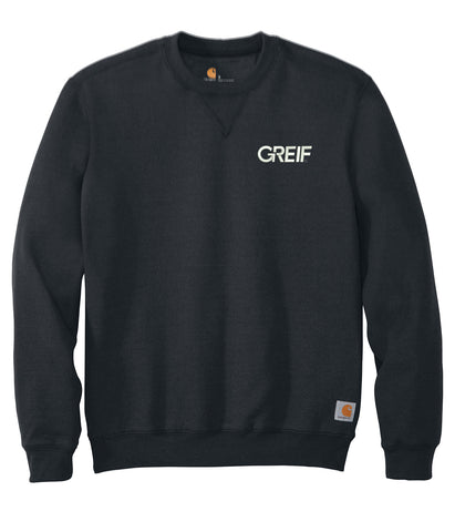 Carhartt® -  Midweight Crewneck Sweatshirt with Greif Embroidery Logo - Men's