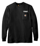 Carhartt® -  Workwear Pocket Long Sleeve T-Shirt with Greif Embroidery Logo - Men's