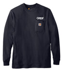 Carhartt® -  Workwear Pocket Long Sleeve T-Shirt with Greif Embroidery Logo - Men's