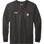 Carhartt® Long Sleeve Henley T-Shirt with Greif Embroidery Logo - Men's