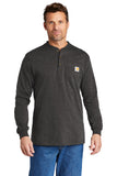 Carhartt® Long Sleeve Henley T-Shirt with Greif Embroidery Logo - Men's