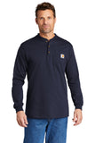 Carhartt® Long Sleeve Henley T-Shirt with Greif Embroidery Logo - Men's