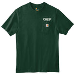 Carhartt® -  Workwear Pocket Short Sleeve T-Shirt with Greif EMBROIDERY Logo - Men's