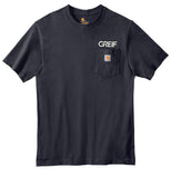 Carhartt® -  Workwear Pocket Short Sleeve T-Shirt with Greif EMBROIDERY Logo - Men's