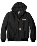 Carhartt® -  Quilted-Flannel-Lined Duck Active Jacket with Greif Embroidery Logo - Men's
