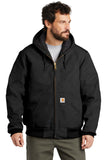 Carhartt® -  Quilted-Flannel-Lined Duck Active Jacket with Greif Embroidery Logo - Men's