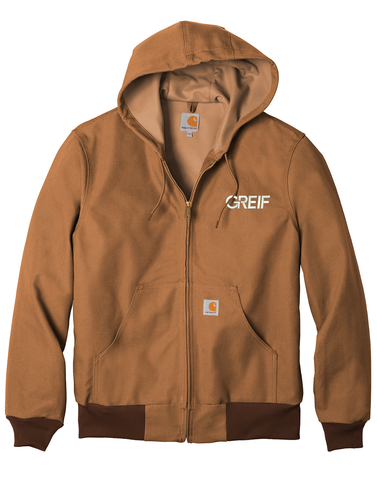 Carhartt® - TALL Thermal-Lined Duck Active Jac with Greif EMB Logo - Men's