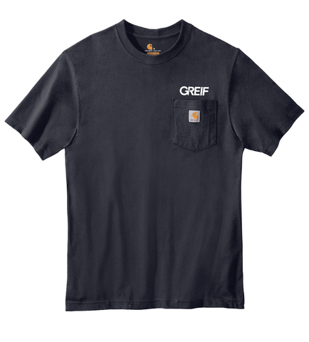 Carhartt® -  Tall Workwear Pocket Short Sleeve T-Shirt with Greif EMBROIDERY Logo - Men's