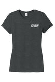 District Made® - 4.5 oz Blended Perfect Tri® Crew Tee with Greif Printed Logo - Ladies