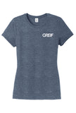 District Made® - 4.5 oz Blended Perfect Tri® Crew Tee with Greif Printed Logo - Ladies