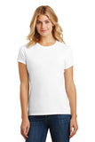 District Made® - 4.5 oz Blended Perfect Tri® Crew Tee with Greif Printed Logo - Ladies
