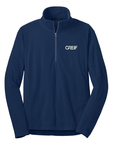 Port Authority® - Microfleece 1/2-Zip Pullover with Greif Logo - Men's