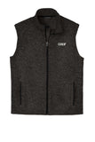 Port Authority ® Sweater Fleece Vest with Greif Embroidery Logo - Men's
