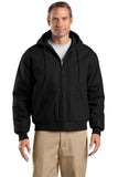 CornerStone® - TALL Duck Cloth HOODED Work Jacket with Greif Embroidery Logo - Men's