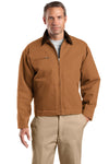 CornerStone® - TALL Duck Cloth Work Jacket with Greif Embroidery Logo - Men's