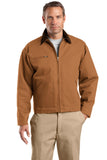 CornerStone® - TALL Duck Cloth Work Jacket with Greif Embroidery Logo - Men's
