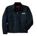 Cornerstone® - Duck Cloth Work Jacket with Greif Embroidery Logo - Men's