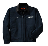 Cornerstone® - Duck Cloth Work Jacket with Greif Embroidery Logo - Men's