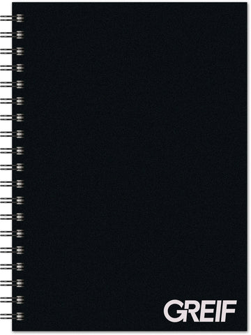 Holiday Special - Limited Stock: 7" x 10" Spiral-Bound Journal with Greif® Printed Logo