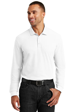 Port Authority® - Core Classic Long Sleeve Pique Polo - Men's with GREIF embroidered Logo