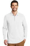 Port Authority® -  PREMIUM 100% EZCotton™ LONG SLEEVE Polo - Men's