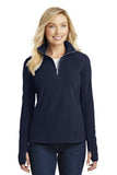 Port Authority® - Microfleece 1/2-Zip Pullover with Greif Logo - Ladies