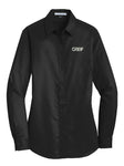 Port Authority® - SuperPro™ Twill Shirt with Greif Embroidery Logo - LADIES
