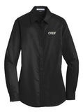 Port Authority® - SuperPro™ Twill Shirt with Greif Embroidery Logo - LADIES