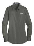 Port Authority® - SuperPro™ Twill Shirt with Greif Embroidery Logo - LADIES