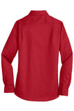 Port Authority® - SuperPro™ Twill Shirt with Greif Embroidery Logo - LADIES