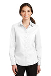 Port Authority® - SuperPro™ Twill Shirt with Greif Embroidery Logo - LADIES