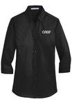 Port Authority® - 3/4-Sleeve SuperPro™ Twill Shirt with Greif Logo - Ladies