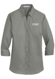 Port Authority® - 3/4-Sleeve SuperPro™ Twill Shirt with Greif Logo - Ladies