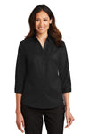 Port Authority® - 3/4-Sleeve SuperPro™ Twill Shirt with Greif Logo - Ladies