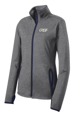 Sport-Tek® - Sport-Wick® Stretch Contrast Full-Zip Jacket with Greif Logo - Ladies