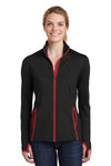 Sport-Tek® - Sport-Wick® Stretch Contrast Full-Zip Jacket with Greif Logo - Ladies