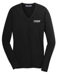Port Authority® - V-Neck Sweater with Greif Logo - Ladies