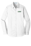 Port Authority® - LONG SLEEVE Carefree Poplin Shirt with Greif Logo - Ladies